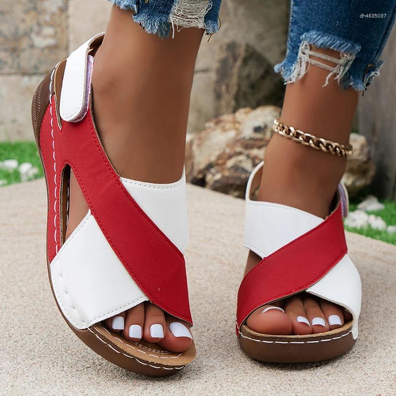 Sandals Summer Women Shoes Soft Shoe Breathable Women's Beach Woman Elegant Sandal Footwear Female zhanyishengli