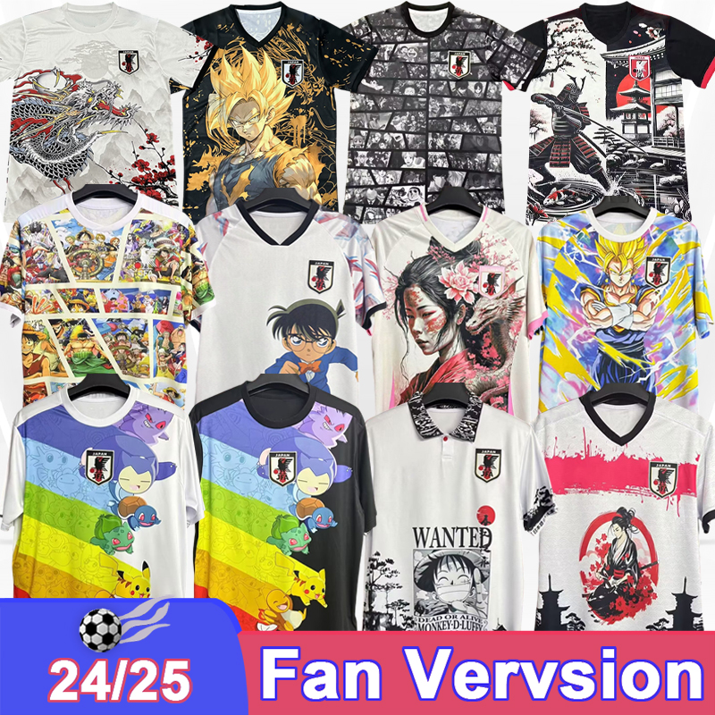 24 25 Japan Mens Soccer Jerseys ENDO MITOMA MINAMINO DOAN ITO KUBO Anime style Special Edition Football Shirts