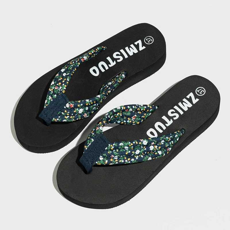 New Arrival Summer womens printed slider shoes sandals slider womens beach home slider womens flat flip indoor Champs - lys es T250108