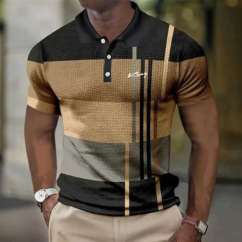 Polyester Mens Polo Shirts Casual Solid Color Short Sleeve Polo Shirts for Men New Summer Desinger Clothing Mens Polo ShirtXJ250108
