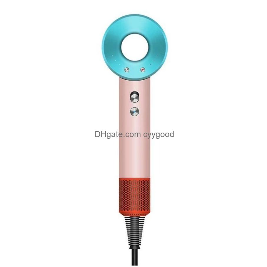 Hair Dryers High Quality Designer Fashion Salon Anion Mutehairdryer Care Electric Drier Quick-Dry Safety Egative Ionic Profession Blow Otqd2