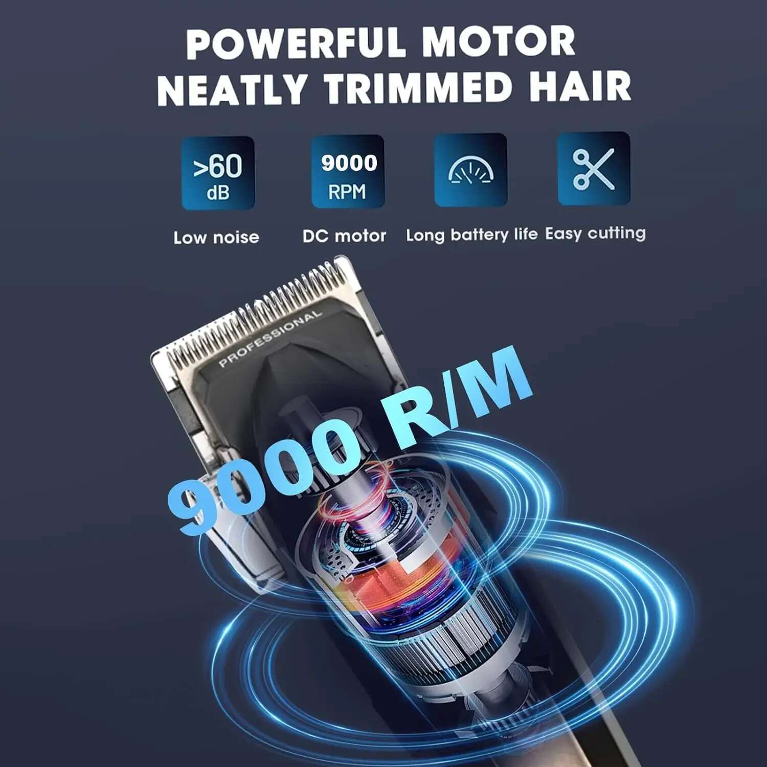 VGR Trimmer Professional Cutting Cordless Hair Clipper Haircut Barber hine Trimer for Men V-003