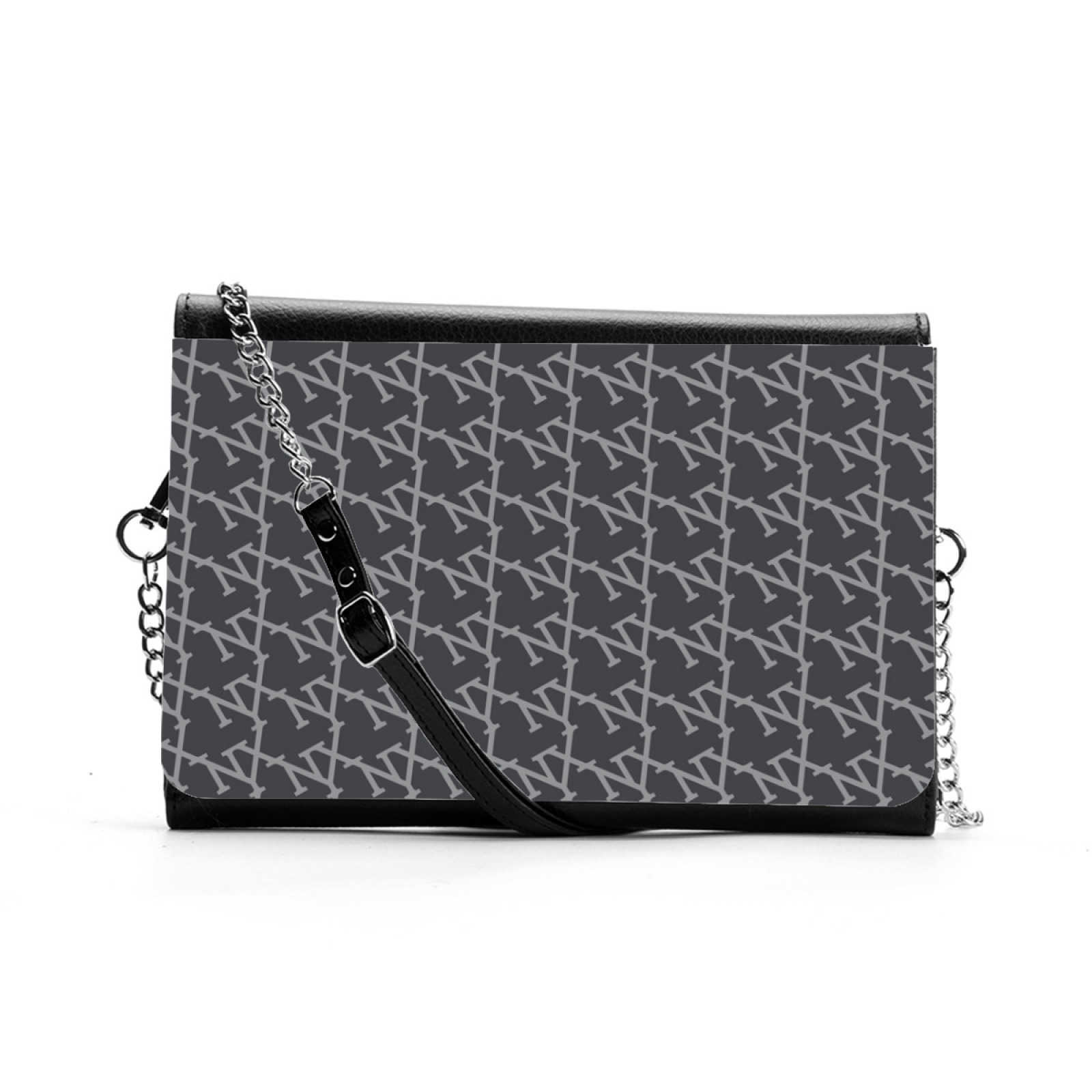 NXY Women's Cluth Multifunctional Purse Shoulder Bag Chain PU Chains Removable Shoulder Strap Strap Fashion Single Messengers Purses 241219