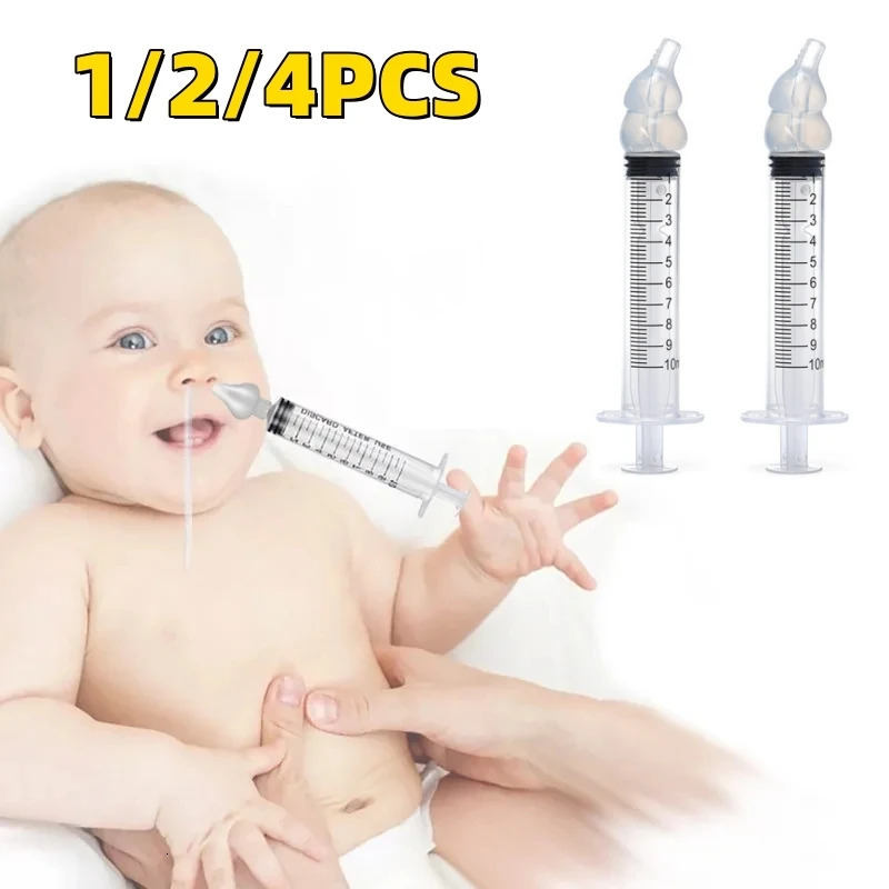 Baby Nasal Aspirator Professional Syringe Irrigator Kids Nose Cleaner Rinsing Device Reusable Washing for Children 241230z