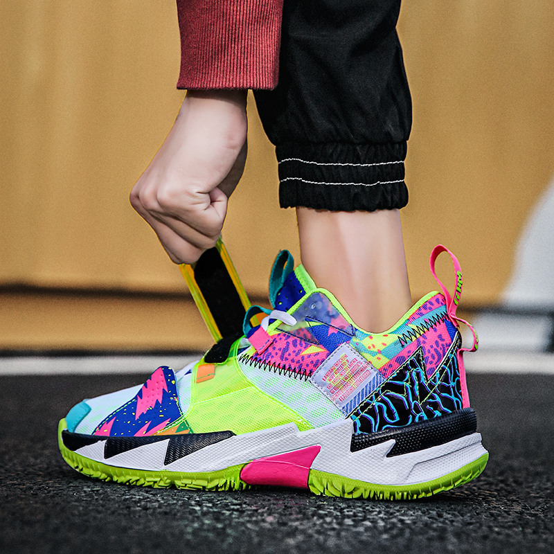 New Fashion Designer Colorful Mens Running Printed High Top Cool Sports Shoes Men Platform Street Sneakers Comfort Unisex ddmythur