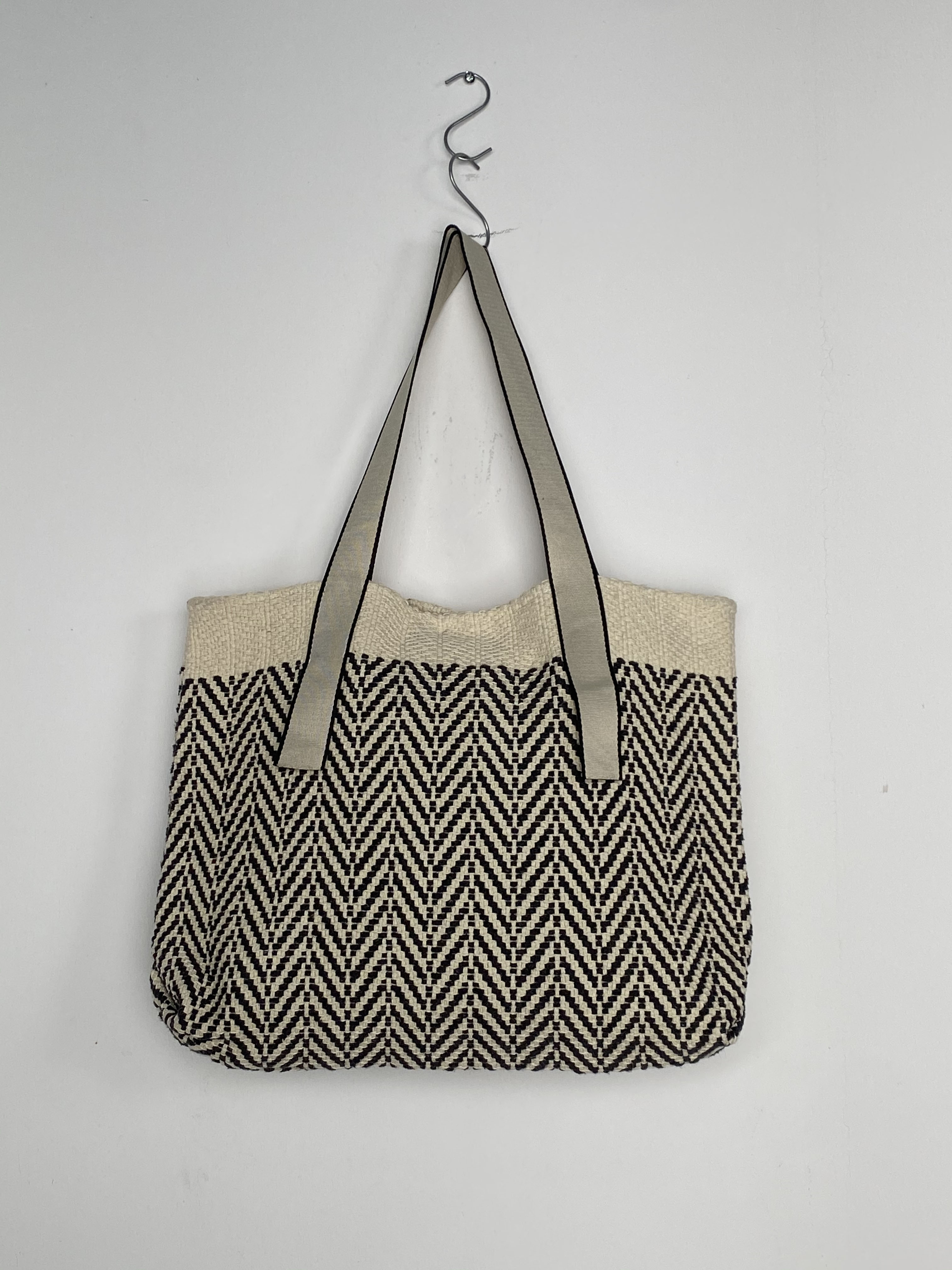 Vintage Style Handmade Coarse Fabric Cross Body Purse