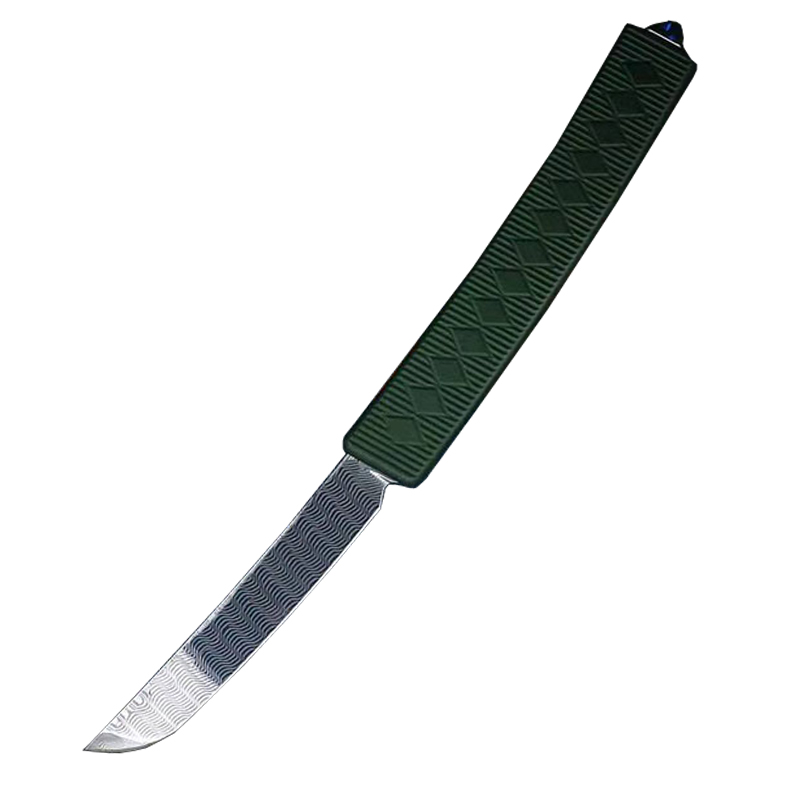 High End Tactical Knife Damascus Steel Tanto Blade CNC T6-6063 Aviation Aluminum Handle Outdoor Camping Hiking EDC Pocket Knives