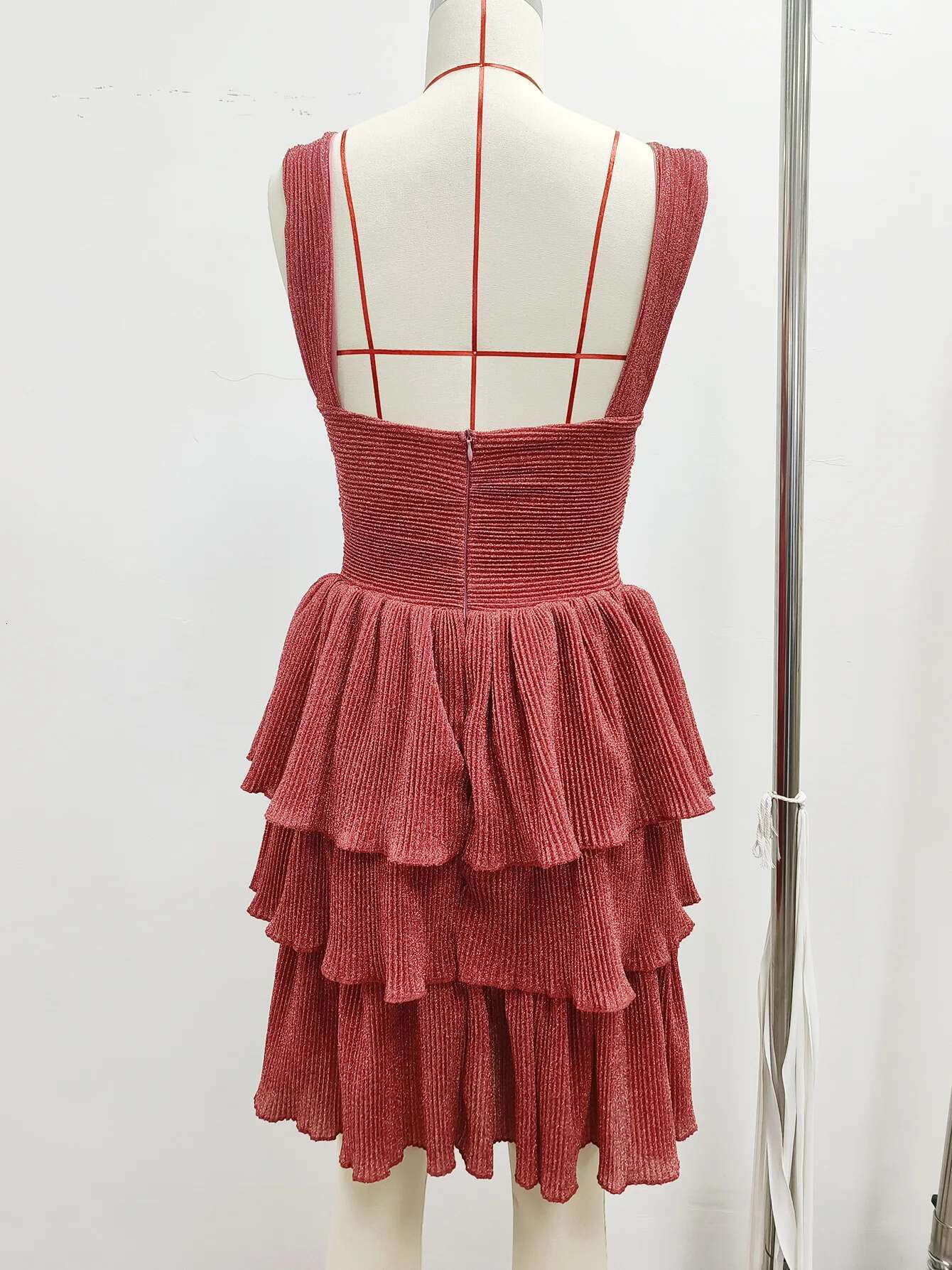 2025 New Cover Up Skirt Beach Women Geometry Printed Two-Piece Elegant And Pretty Dress Shoulder Strappy Bathing Suit Beachwear