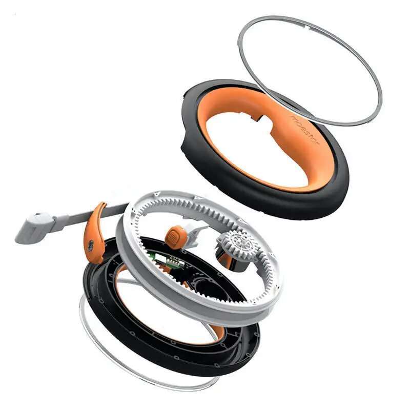 Automatic Retractable UFO Ring 3M Hand-Free Traction Dog Collar With LED Night Light Walking Pet Leash Rope