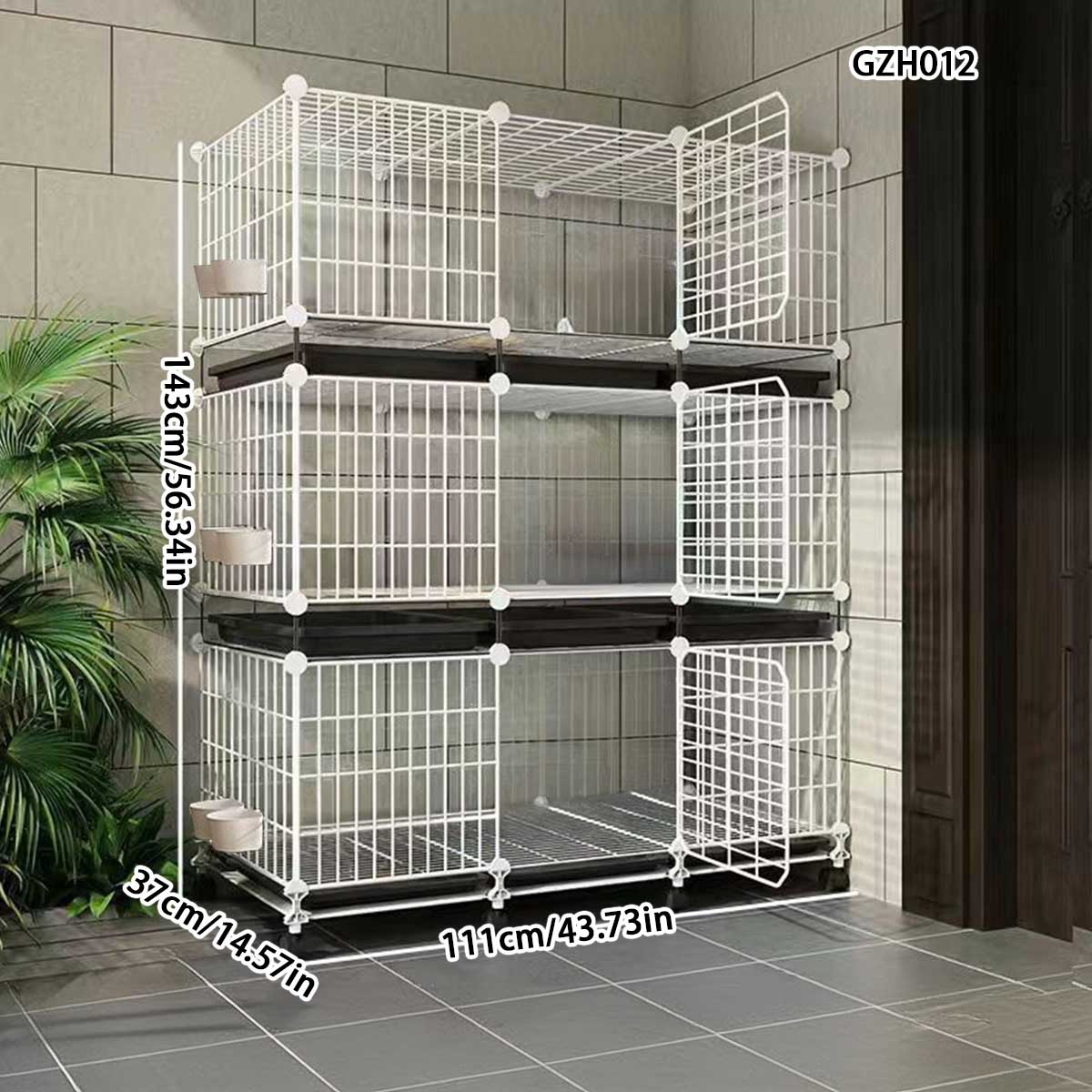 Large Scale Outdoor Pigeon Enclosure with Coupling Nest Boxes