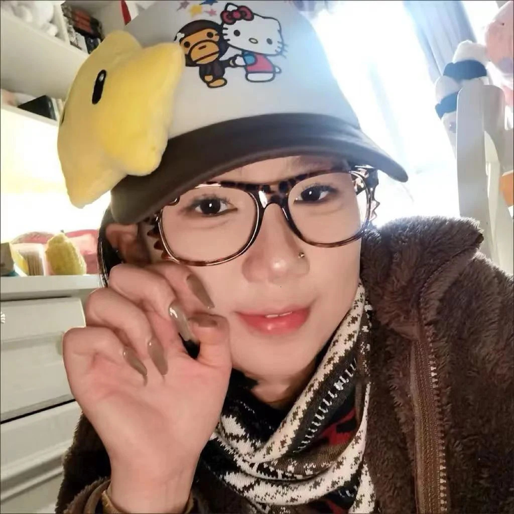 Korean Fashion Kawaii emo Glasses Frame Women Optical Harajuku Cute Eyeglasses Frames Y2k Glasses Korean Outfits Glasses 250107