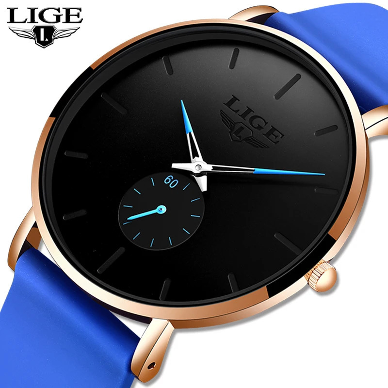LIGE Rose Gold Women Watch Business Quartz Ladies Top Female Wrist Girl Clock Relogio Feminin 241228