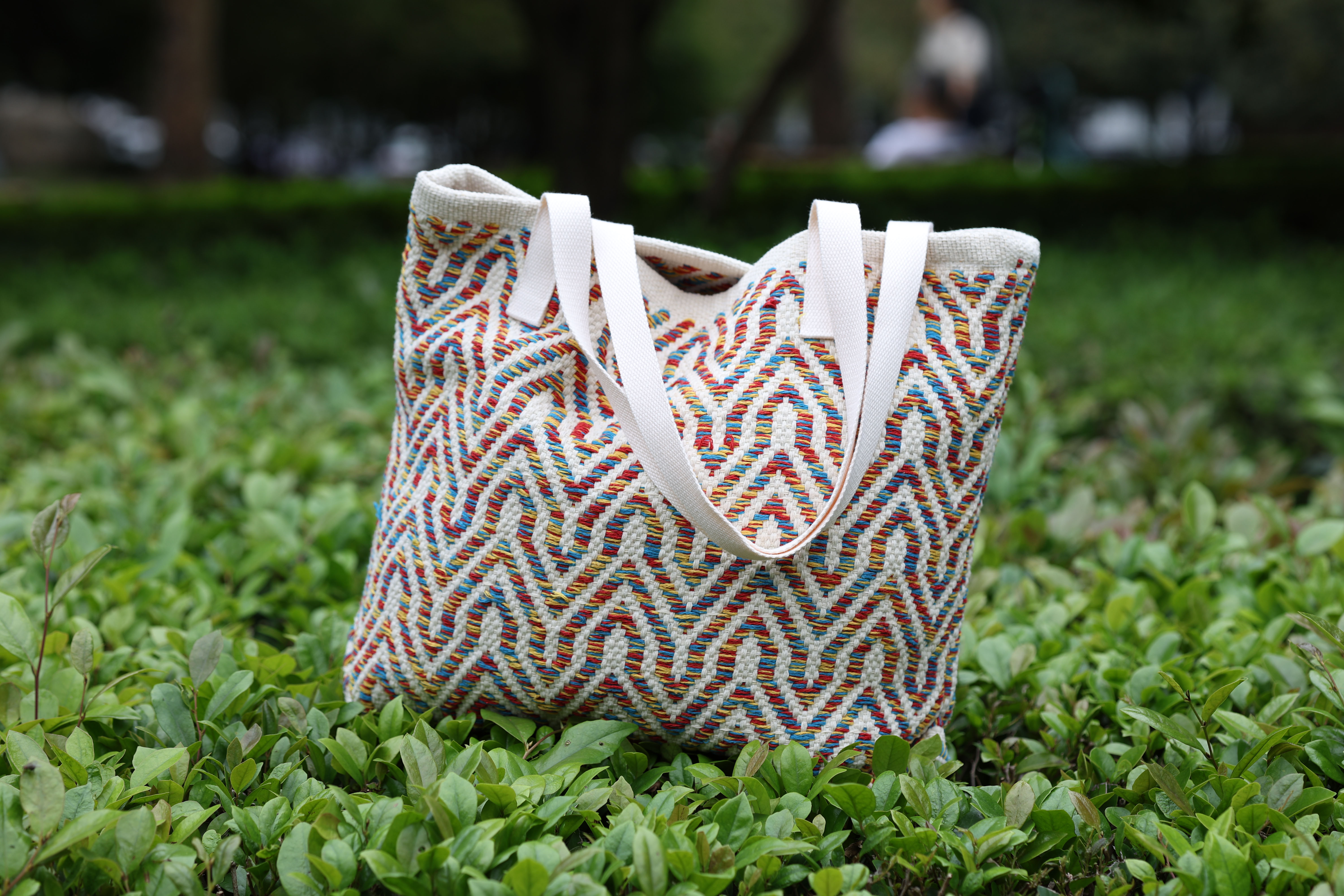 Hand-woven Vintage Coarse Linen Crossbody Bag