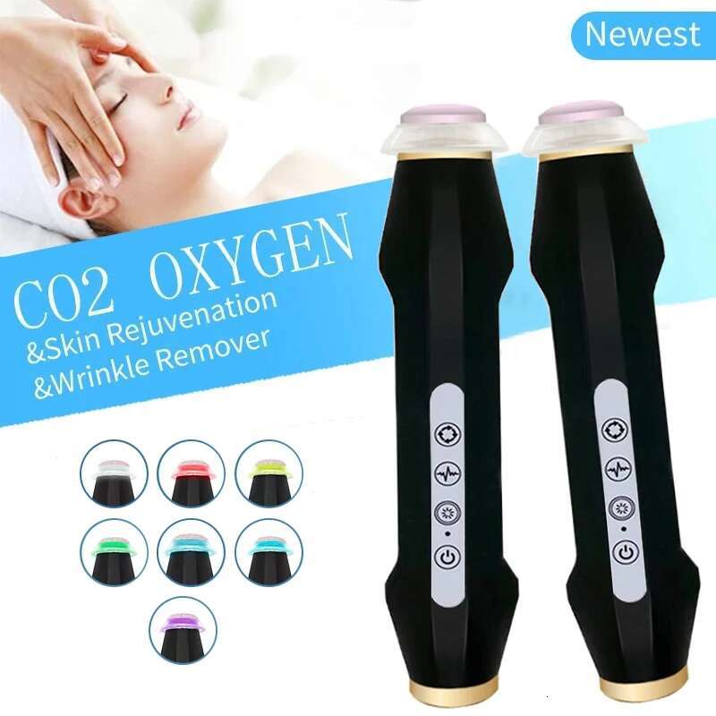 Newest Handheld Rechargeable CO2 Bubble Exfoliate Oxygen Facial hine Wrinkle Removal Portable Beauty Device