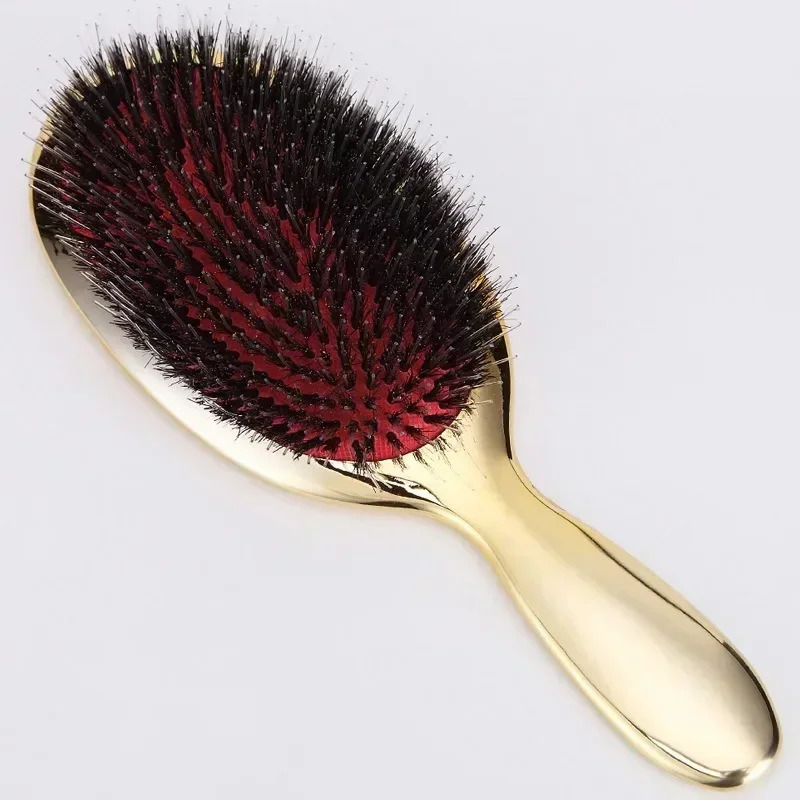 1Pc Boar Bristle Comb Professional Salon Hairdressing Tools Air Bag Massage Hair Brush for Hair Extensions Hair Comb 250106