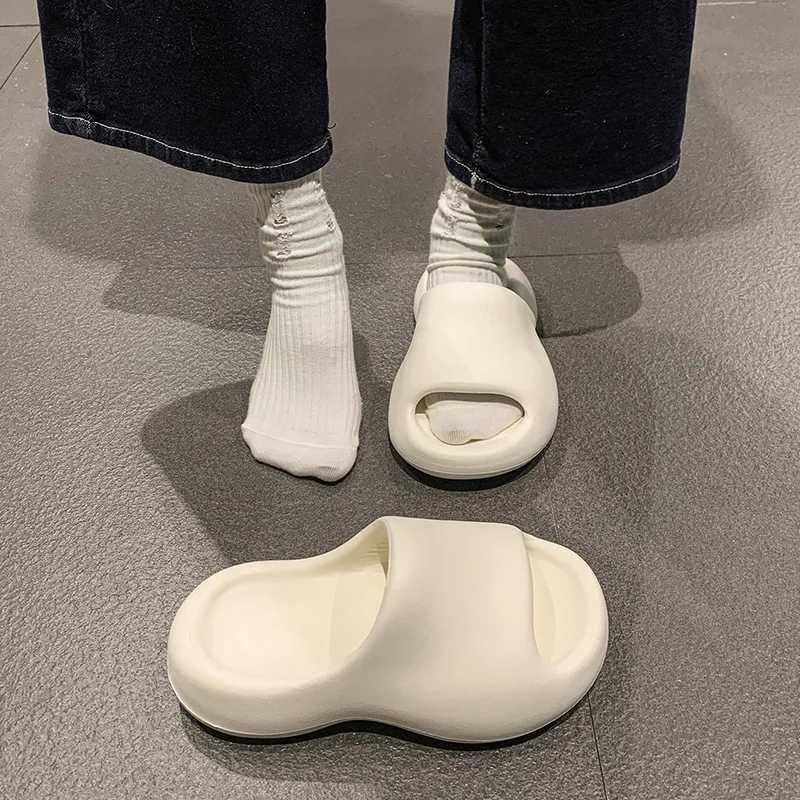 New Arrival Home Slide Womens Platform Cloud Outdoor Indoor Summer Soft Sandals Slide Flip Womens Home Rubber Shoes Womens Flat EVA T250108
