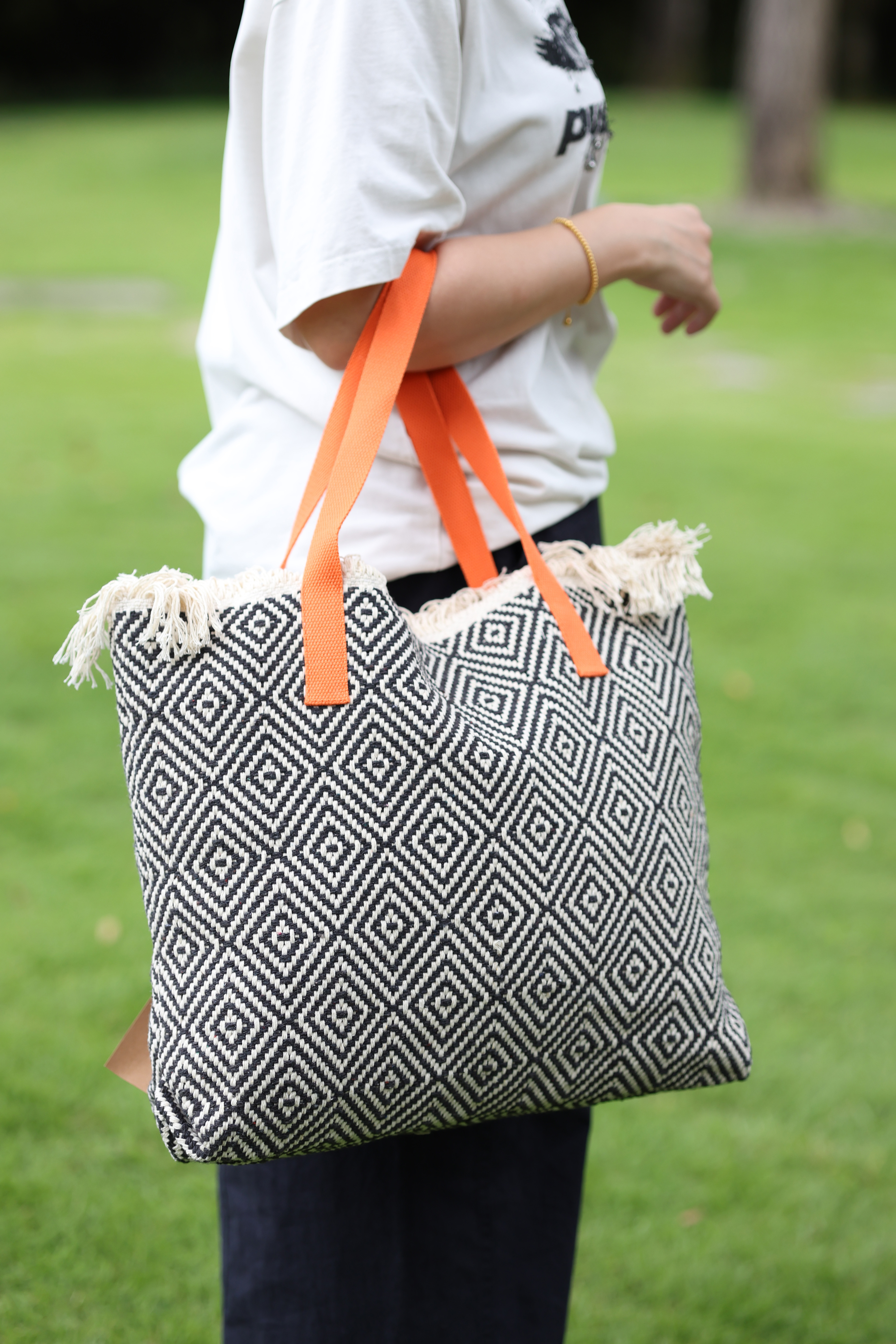 Traditional Weaved Thick Fabric Hiking Backpack