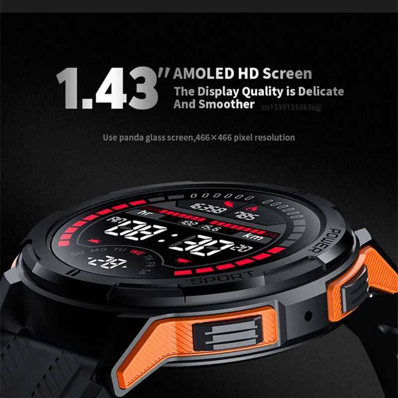 Smart Watch C25 Men etooth Call 1.43inch Amoled Sn AI Voice 410mAh Battery 1ATM Waterproof Outdoor Sport SmartwatchXJ250108