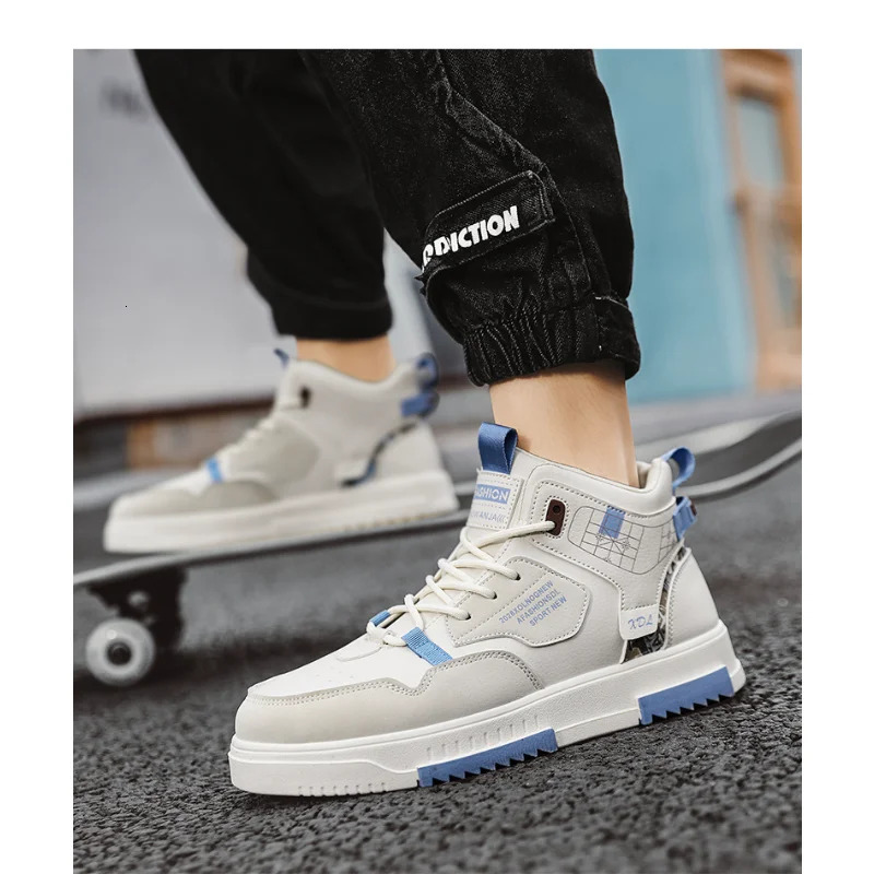 Mens High Top 2024 Summer Comfortable Breathable Designer Platform Shoes Men Fashion Casual Sneakers Outdoor Running Shoe ddmythur