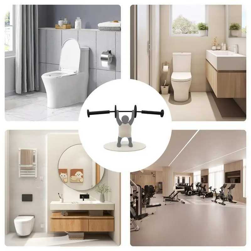 Weight lift toilet tissue holder toilet roll paper holder 3D printing unique novel and interesting Bathro paper holder Y250107