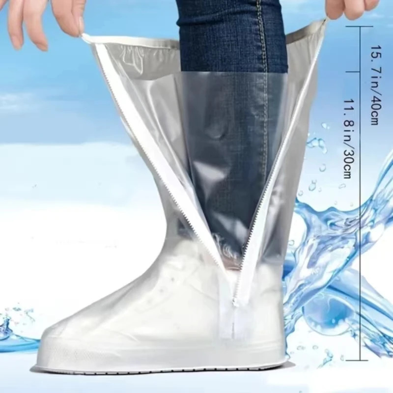 Thickened Rain Shoes For Men And Women Washable Rain Boots For Men And Women 250106