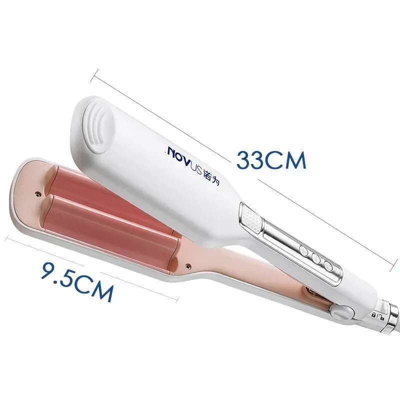 NOVUS 13mm Irons Anti-Scald 6000W Negative Ion Wave Curg hine Egg Rolls Fast Heating Auto-shutdown Styler