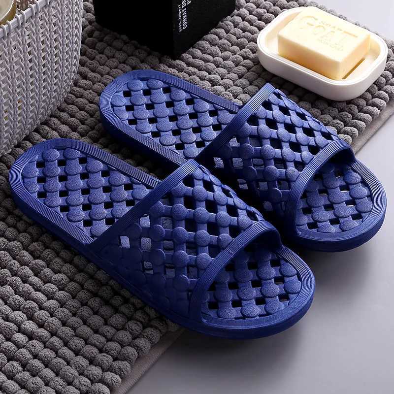 New Arrival Leak proof summer mens leisure platform fashionable indoor simple color bathroom rubber soft bottom slider T250108