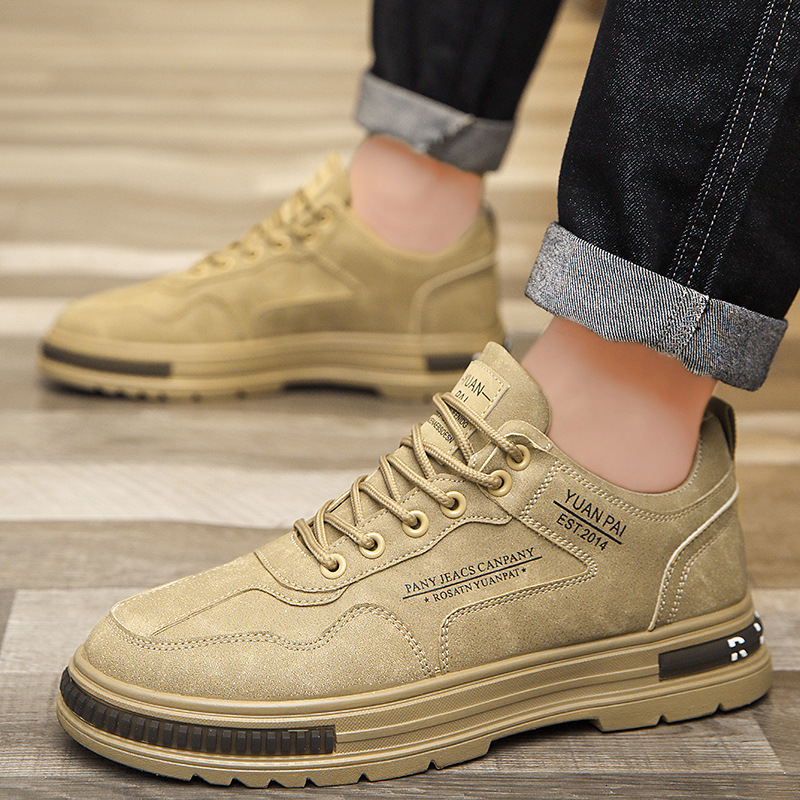 Man PU Leather Sneakers Shoes Men Autumn Outdoor Casual Trendy Leisure Male Designers shoe Low Help Lace Up Platform Walking Footwear ddmythur