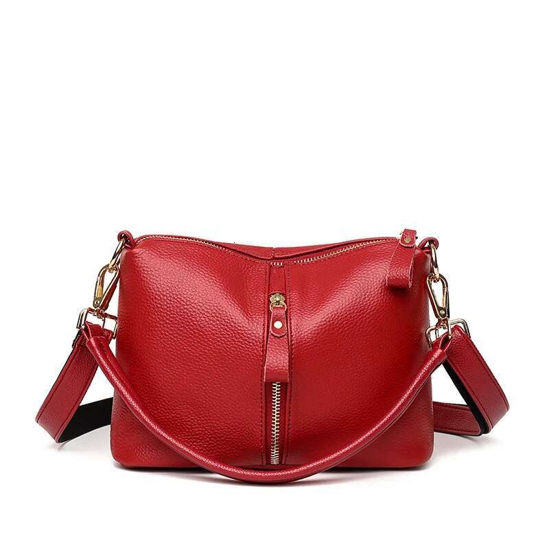 RanHuang New Arrive Women's Genuine Leather Handbags Casual Small Shoulder High Quality Multifunction Messenger Bags B269