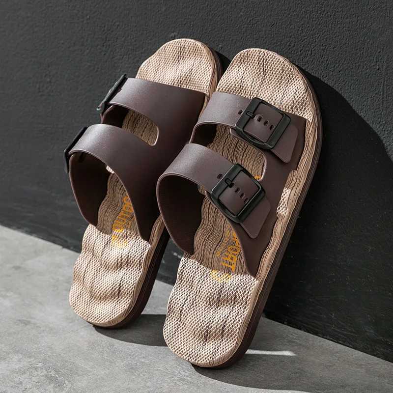 New Arrival Fashionable classic mens slippers anti slip home mens outdoor sandals soft and comfortable waterproof shoes mens breathable slippers T2501