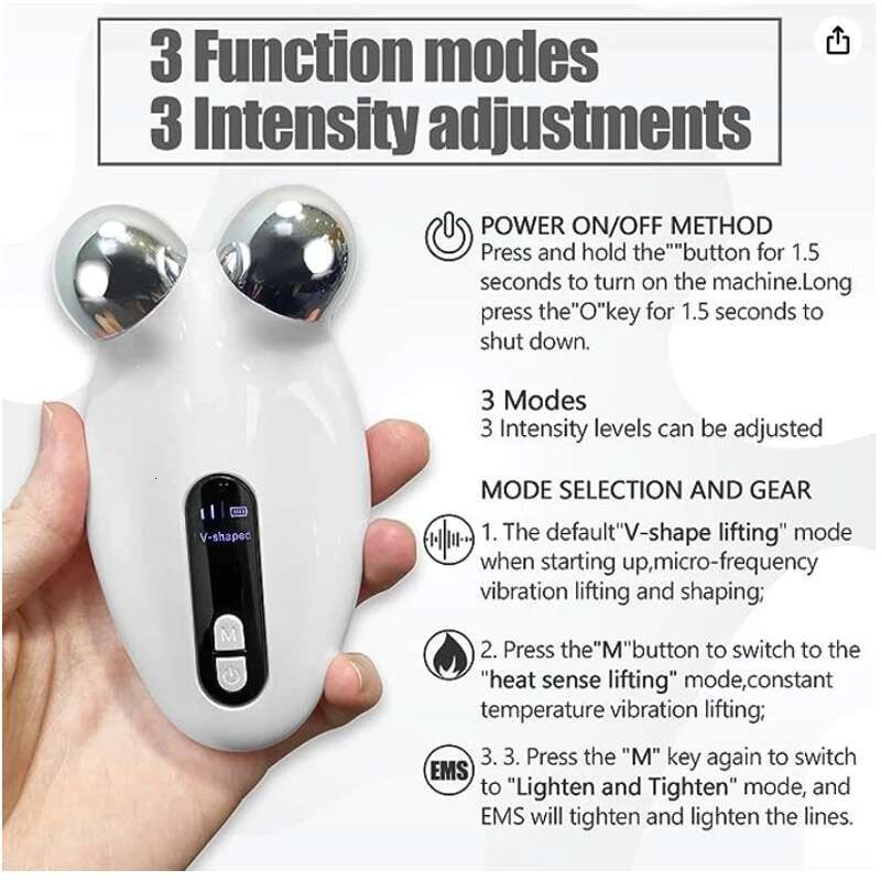 Mini Microcurrent Face Lift Device Roller,Lift face and Tighten The Skin, Wrinkle Remover Toning skin care & tools(facial)