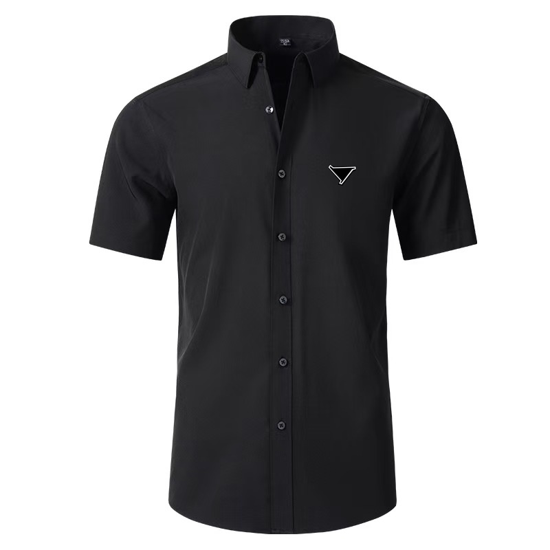Men's Dress Shirts Designer business shirts Tees Polos pullover High End mens Short Sleeves T-Shirts Letter Fashion black t shirt