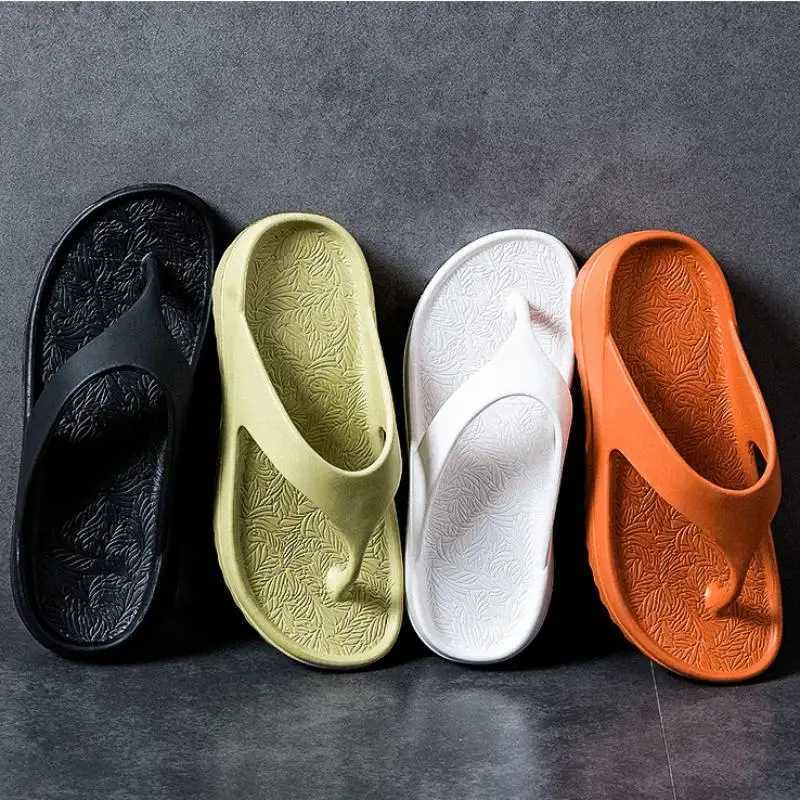 New Arrival Womens Fashion Wedge Anti slip Flip Cover New Summer Couple Home Comfortable Soft Sole Slide for Women Eva Beach Plus Size Clip toe T25010