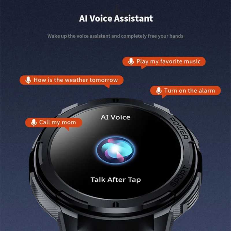 Smart Watch C25 Men etooth Call 1.43inch Amoled Sn AI Voice 410mAh Battery 1ATM Waterproof Outdoor Sport SmartwatchXJ250108