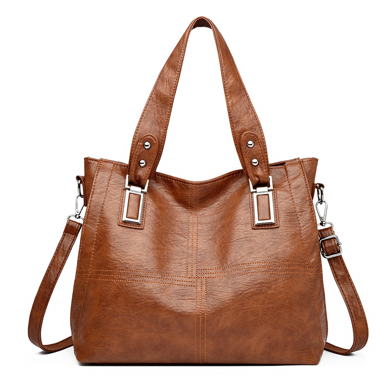 Designer shoes 2025 new free shipping designer Single Vintage solid color casual shoulder minimalist and versatile tote bag for woman black blue