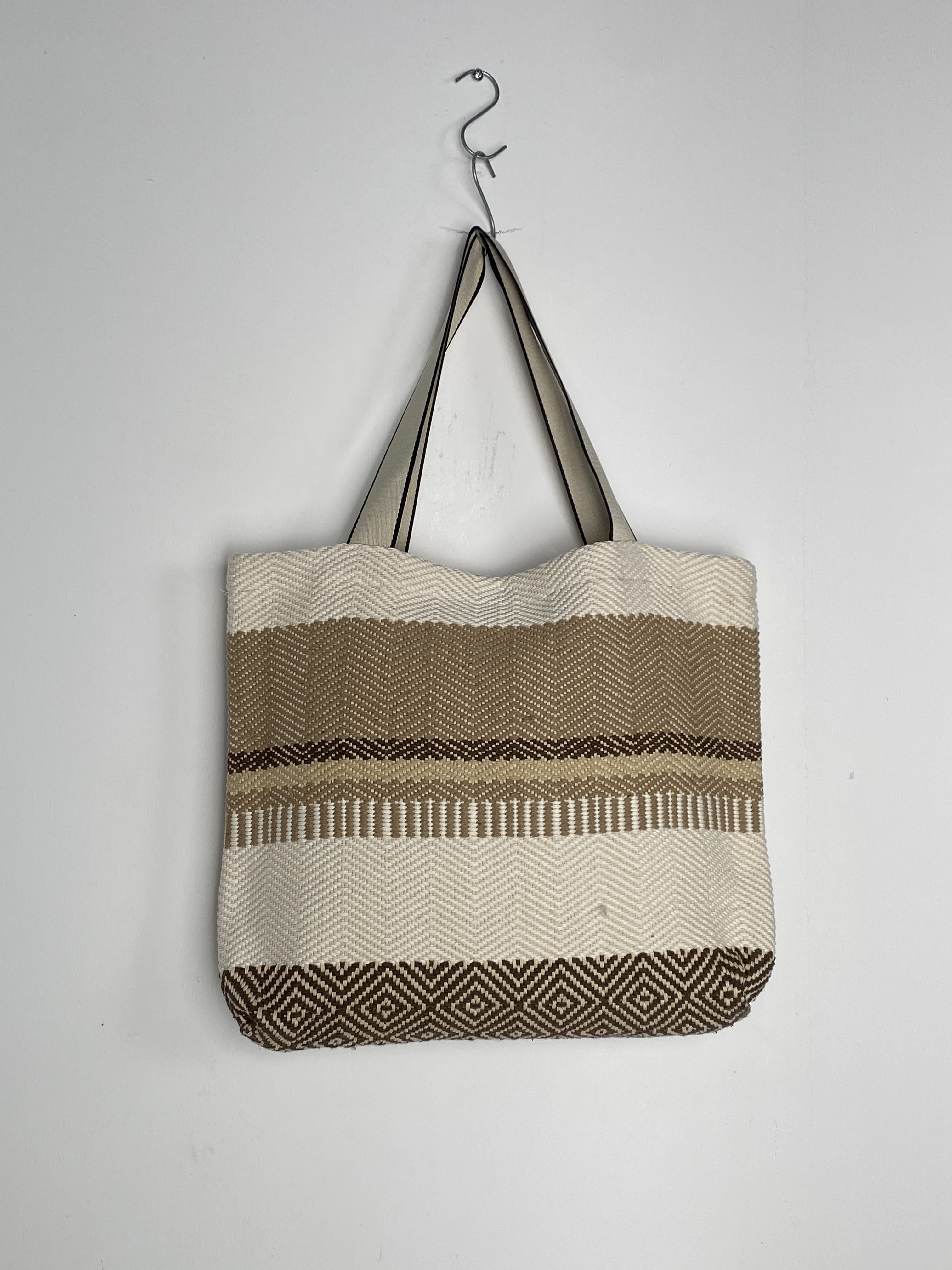 Traditional Woven Coarse Textile Folk Style Crossbody Purse