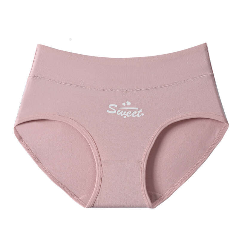 High Waisted Plus Size Pure Cotton Cute Girl Antibacterial Triangle Student Underwear, Women's Underwear