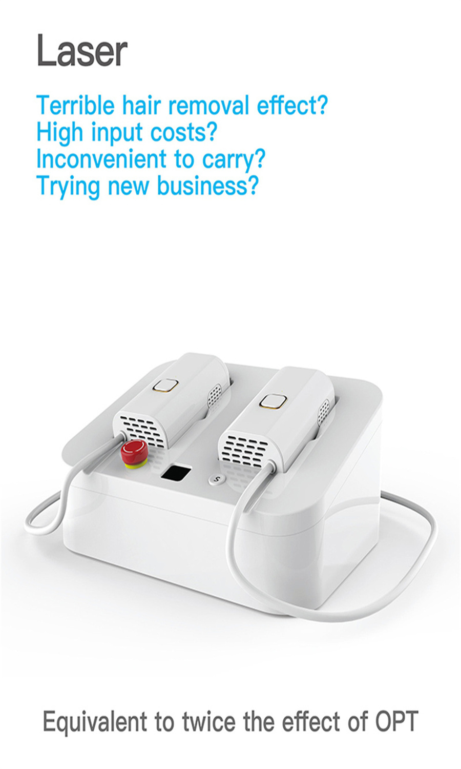 Profession 2 in 1 laser Hair Removal Whole Body Bikini laser Permanent Hair Removal laser Epilator Device Flashes PRECISION PLU