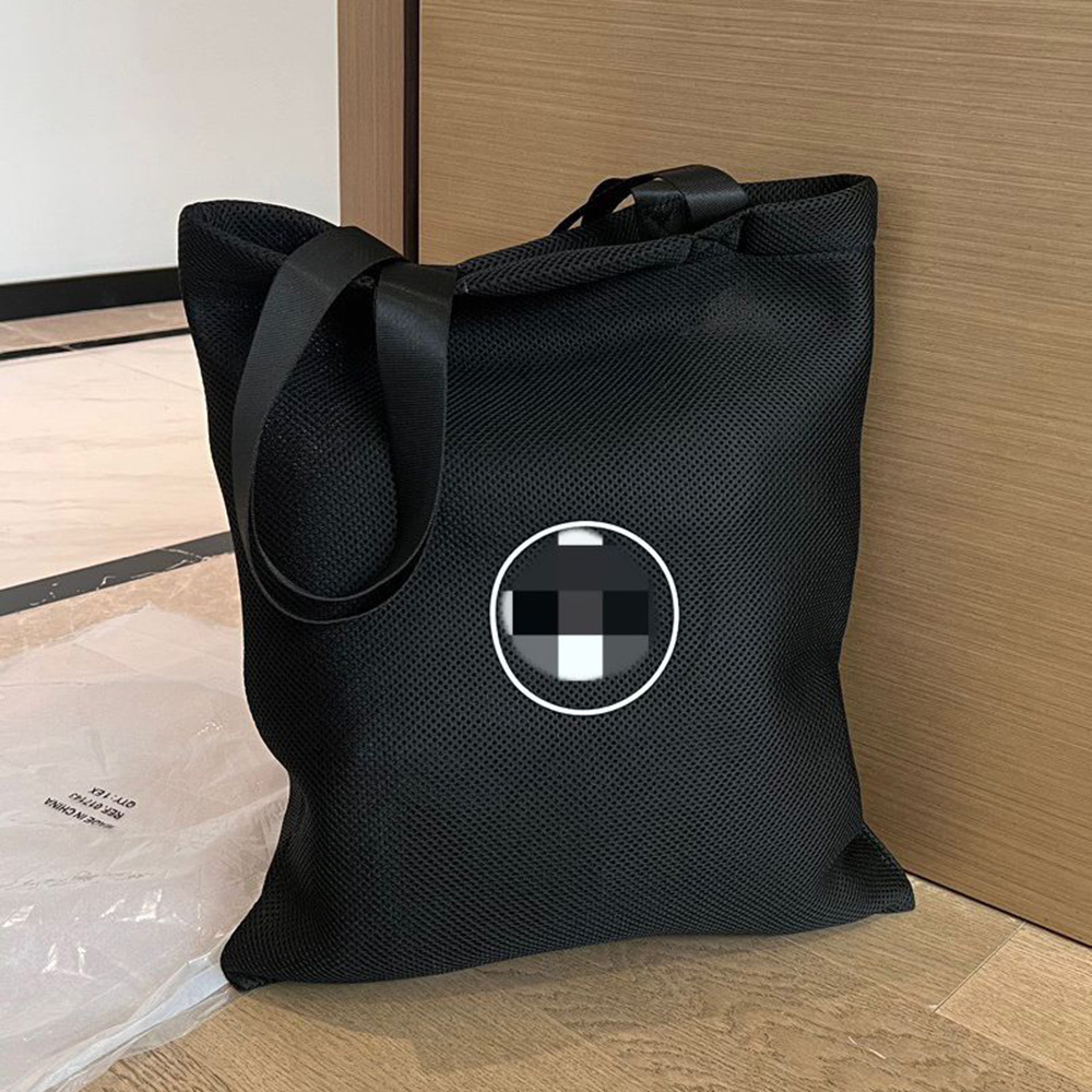 Designer storage bags vintage mesh bag wash makeup cosmetic case Travel Beach Shopping tote basic Letters beaute gift