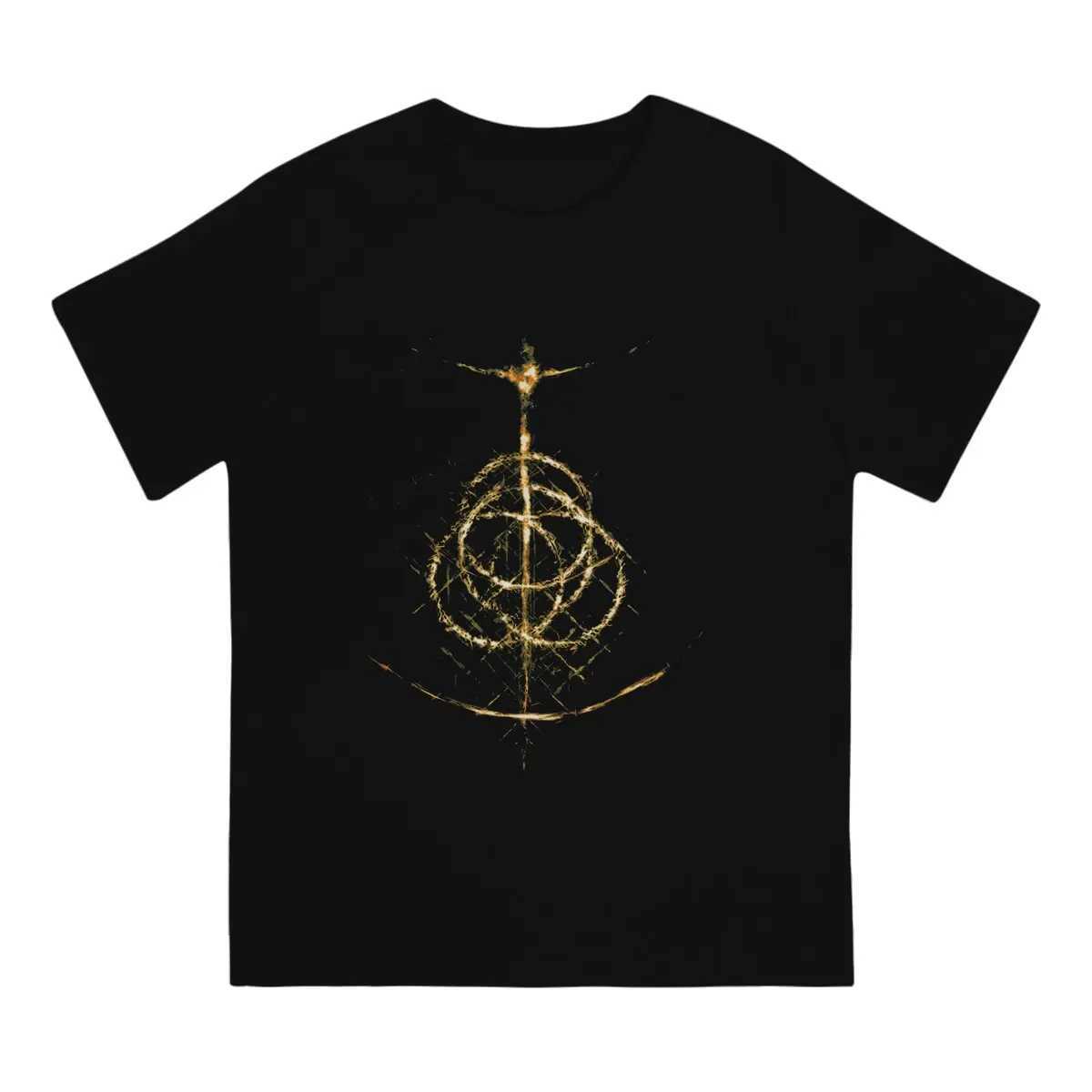 High Quality Ring light T-shirt mens dark soul awesome cotton T-shirt O-neck short sleeved T-shirt gift creative top T250108
