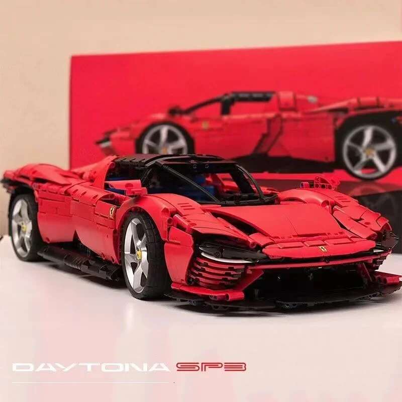 IN Stock 3778Pcs Dayto Sp3 42143 Super Car Model Decorations For Boys Girls Birthday, Holiday, And Christmas Gifts