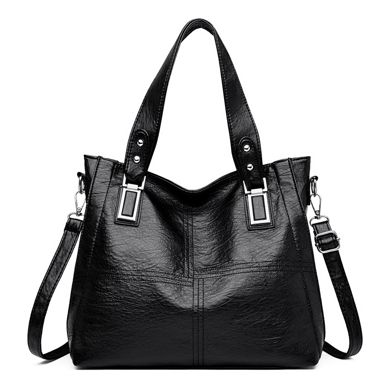 Designer shoes 2025 new free shipping designer Single Vintage solid color casual shoulder minimalist and versatile tote bag for woman black blue