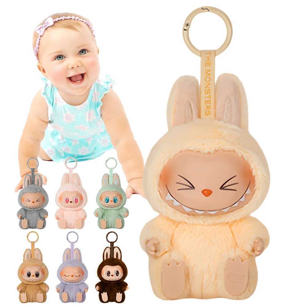 Labubu The Monsters Heartbeat aron Enamel Face BlindBox Pvc Digital Desktop Decoration Kaii Doll Childrens Christmas Gift Y250108