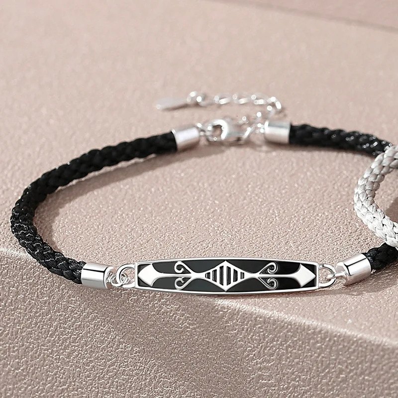 S925 princess and Knight couple bracelets men and women sterling silver bracelets gift 250107