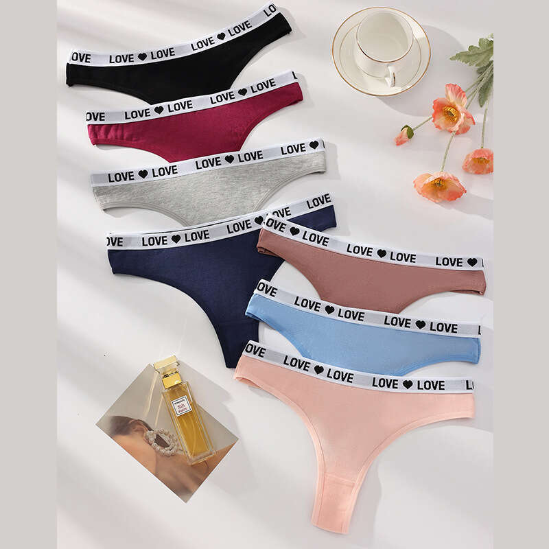 Foreign Trade European And American Style Thong Women's Triangle Pure Cotton Sexy T-Shirt Yoga Fiess Underwear