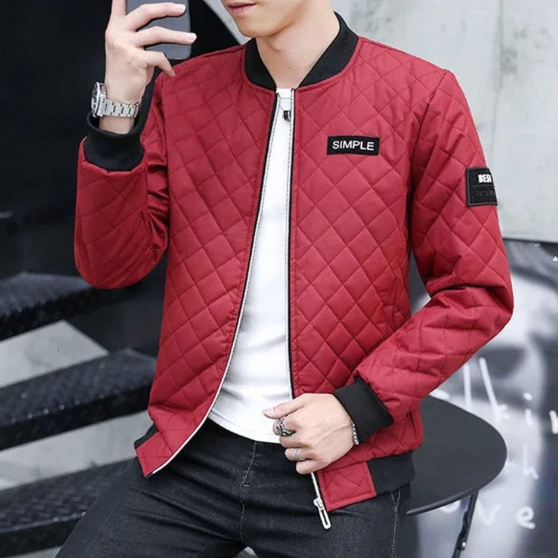 Mens Bomber Coats Winter Warm Stand Collar Male Baseball Jackets In Fast Delvery Deals Original s Vintage Stylish Y2k 250107