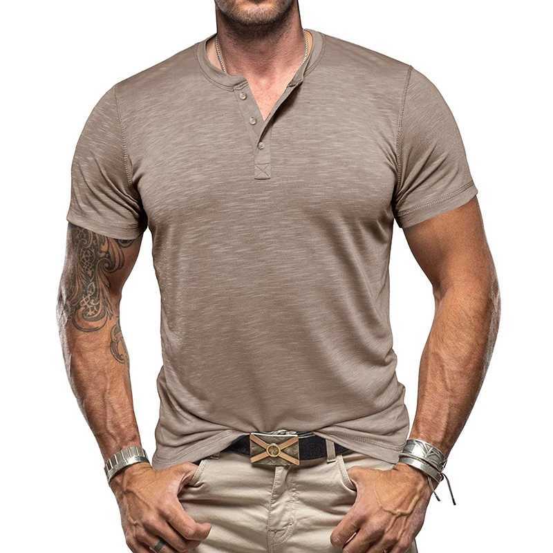 High Quality Henry Summer New Mens Short sleeved T-shirt Fashionable Mens Casual Shirt S-6XL T250108