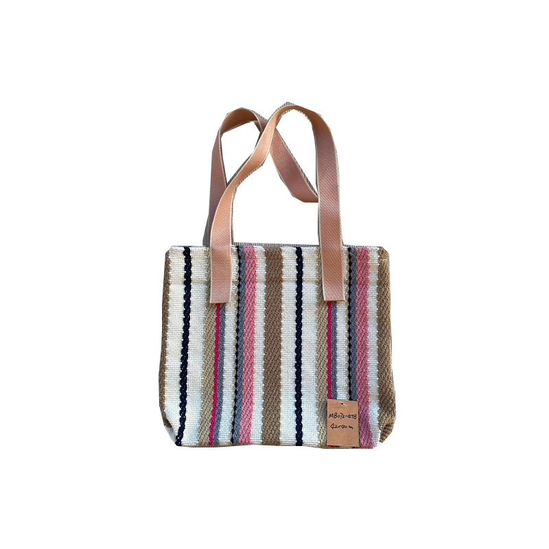 Handwoven Linen Crossbody Bag - Classic Old-Fashioned Texture