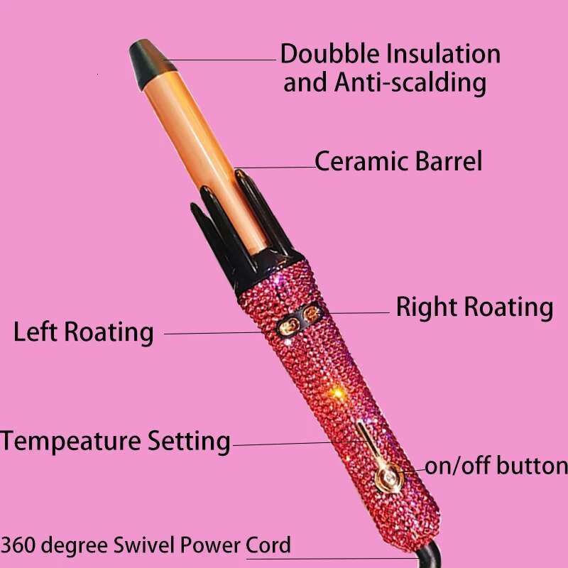 Hair Curler Dia Curg Irons Automatic modelador cachos boucleur cheveux ondulador de risadoras para cabello
