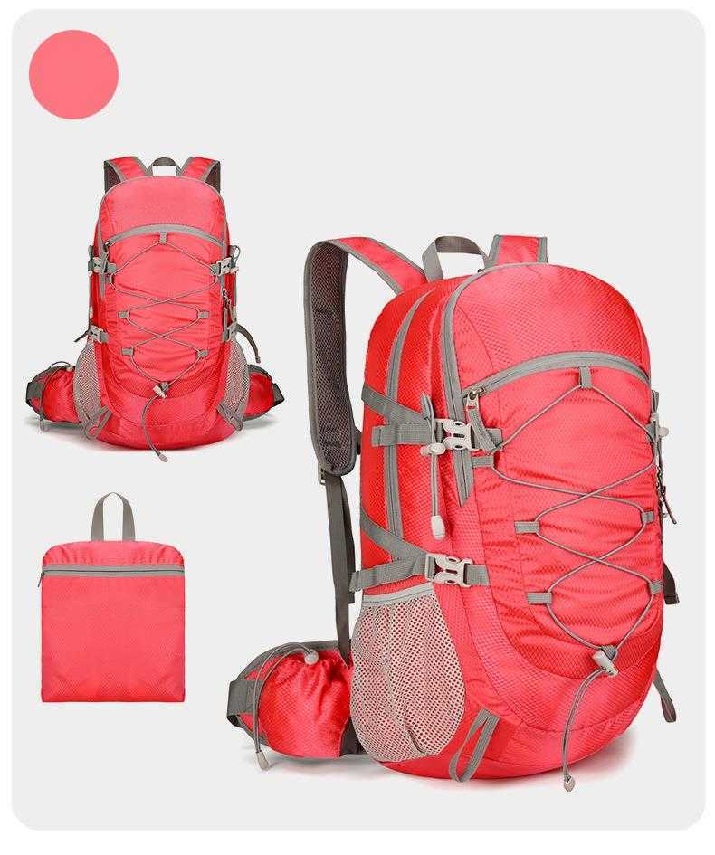 Outdoor Hiking Bag Large Capacity Hiking Camping Backpack Outdoor Travel Bag Foldable Portable Travelbag Daypack 240920